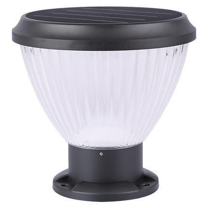 Lumières solaires pour jardin Porte à colonne LED Lumière pour jardin Décoration de jardin