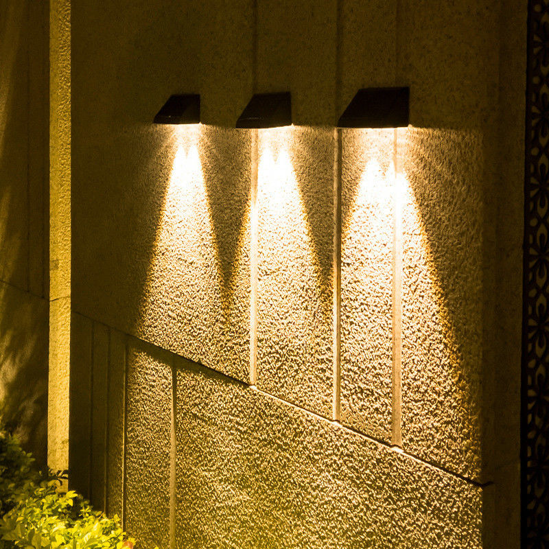 28±5LM Lampes à flux lumineux led jardin Soleil murale lumière pour la décoration de la cour