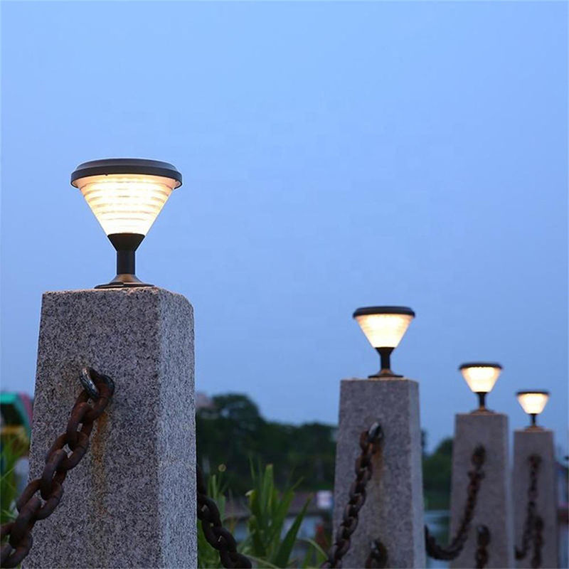 Éclairage solaire à LED à haut rendement lumineux pour la décoration de jardin