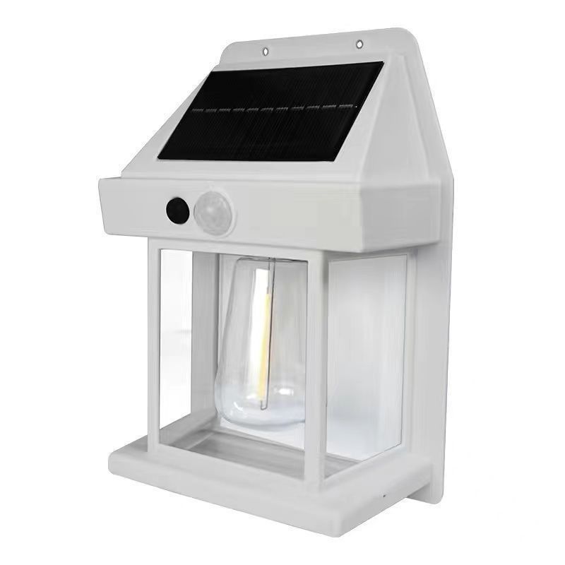 Lampe murale solaire imperméable à l'eau de 80lm/w pour la décoration de jardin de cour avec capteur de mouvement
