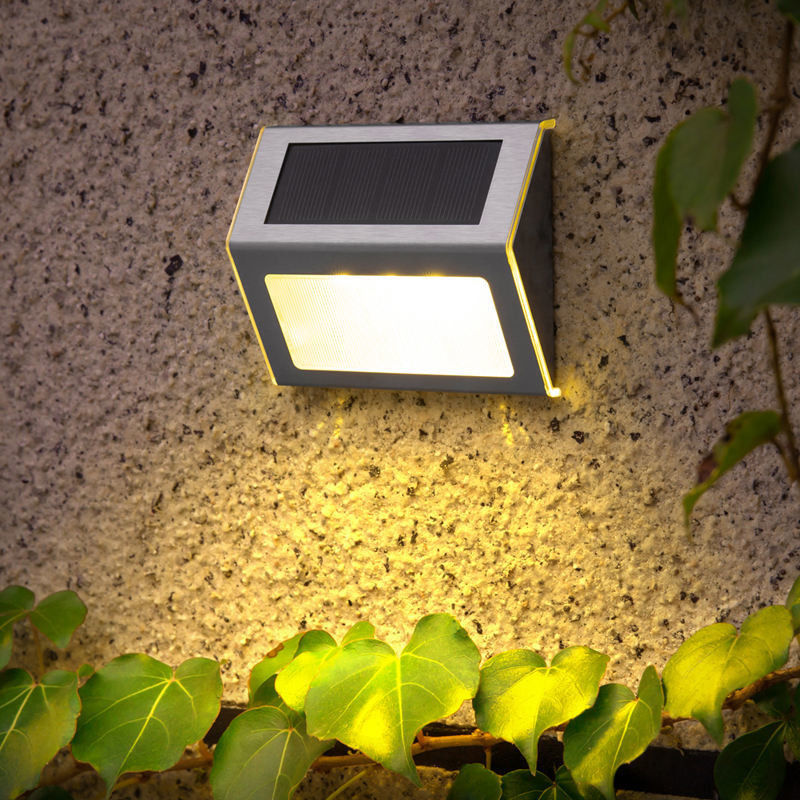 Éclairage solaire étanche à l'eau Échafaudage d'escalier LED Éclairage de clôture solaire pour jardin