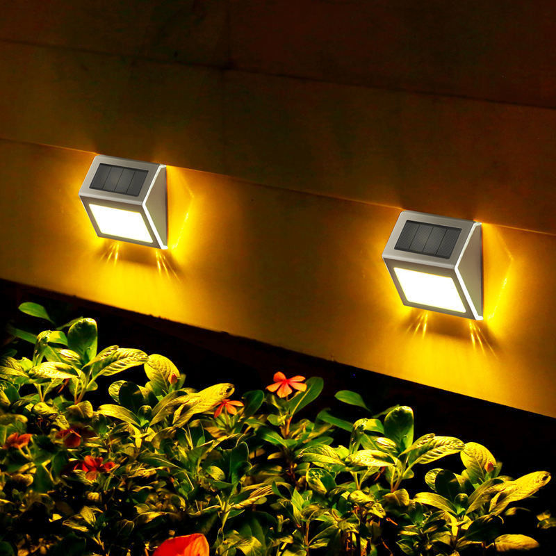 Éclairage solaire étanche à l'eau Échafaudage d'escalier LED Éclairage de clôture solaire pour jardin