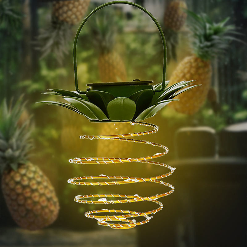 Lampe Flux lumineux lm 15 Lanterne d'ananas solaire pour la décoration de jardin paysage