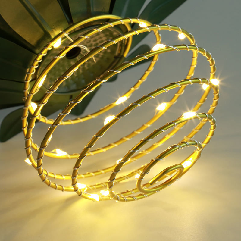 Lampe Flux lumineux lm 15 Lanterne d'ananas solaire pour la décoration de jardin paysage