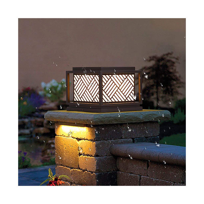 Éclairage solaire de jardin Simplicité Éclairage acrylique pour les solutions d'éclairage extérieur modernes