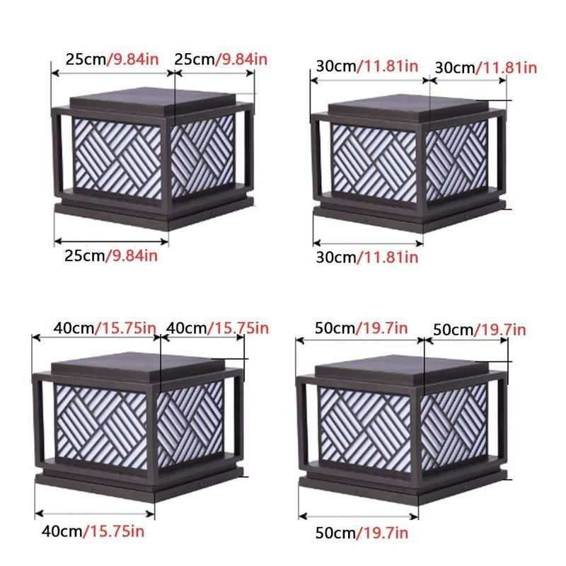 Éclairage solaire de jardin Simplicité Éclairage acrylique pour les solutions d'éclairage extérieur modernes