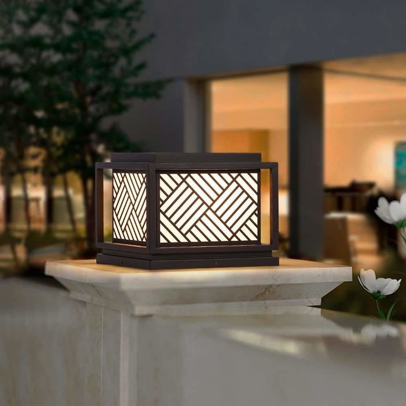 Éclairage solaire de jardin Simplicité Éclairage acrylique pour les solutions d'éclairage extérieur modernes