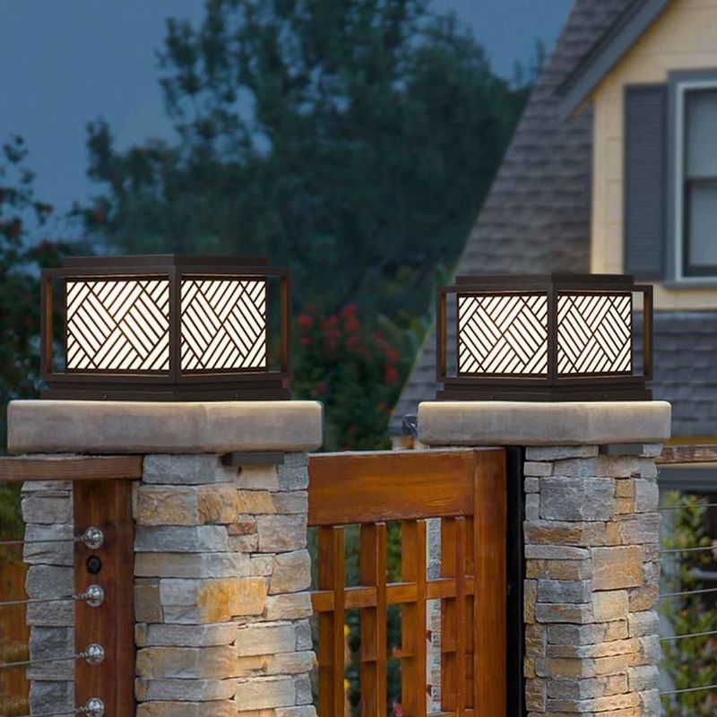Éclairage solaire de jardin Simplicité Éclairage acrylique pour les solutions d'éclairage extérieur modernes