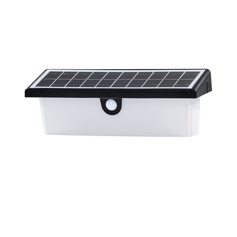 Lumière solaire étanche à l'eau à l'extérieur LED capteur de mouvement lampe de décoration pour le mur de jardin