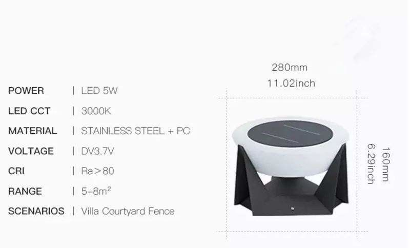 Éclairage solaire LED extérieur pour décoration de jardin