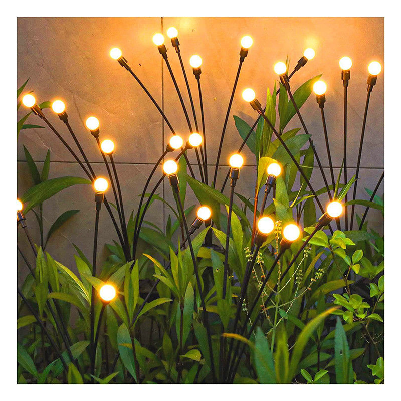 50000 heures de travail Durée de vie Lumière de luciole solaire pour la décoration de jardin imperméable