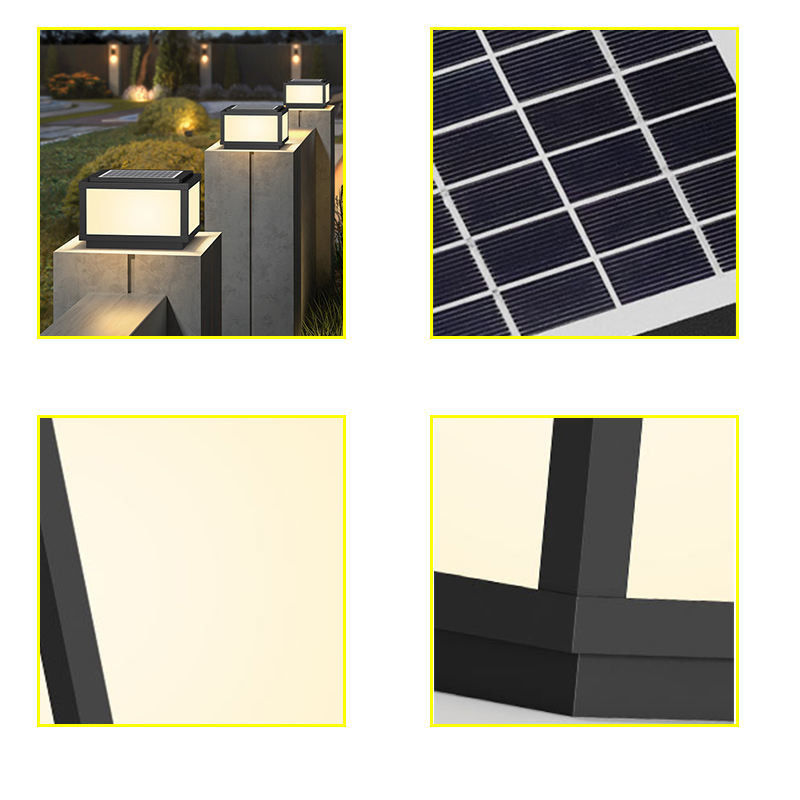 Lampes solaires extérieures pour une durée de vie allant jusqu'à 5000 heures et un design élégant