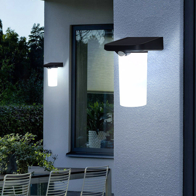 Lumière murale extérieure à LED 6w Sensor de mouvement de lumière blanche Lampe murale pour balcons Jardins Patios arrière-cour