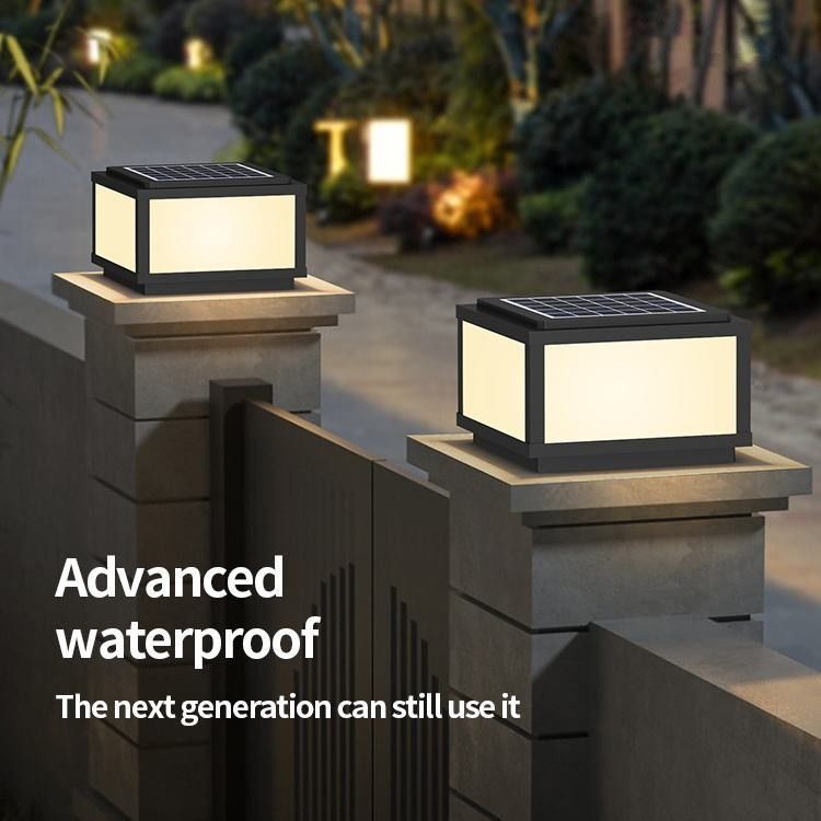Lampes solaires extérieures pour une durée de vie allant jusqu'à 5000 heures et un design élégant