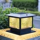 Éclairage solaire LED étanche à l'eau pour villa rurale jardin entrée cour extérieure