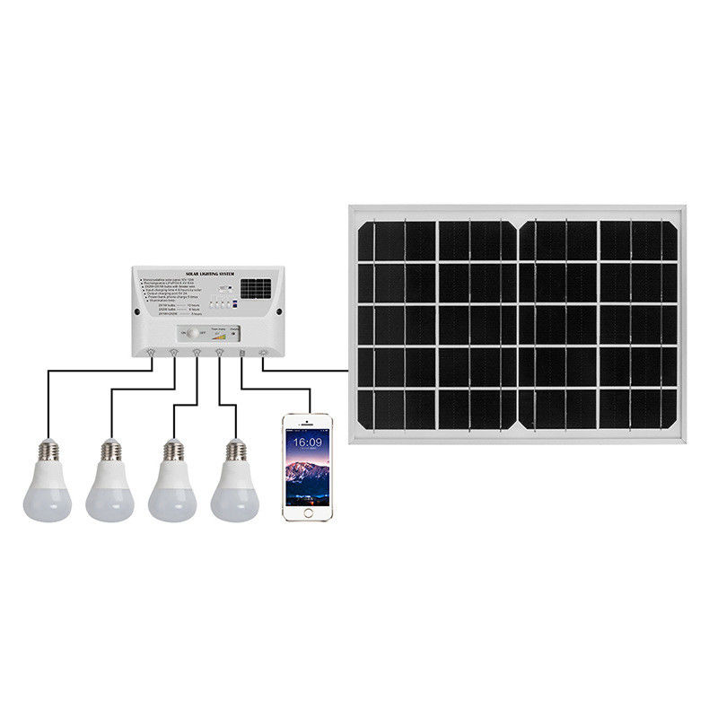 360° angle de faisceau Lumière solaire pour camping Système de production d'énergie extérieure portable