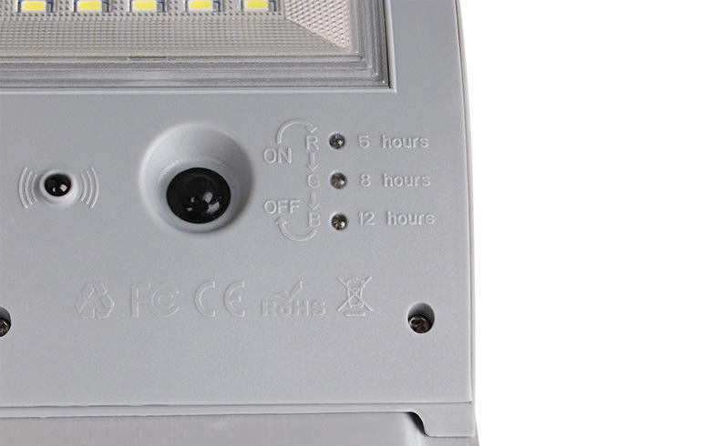 Lumière LED solaire montée sur le mur en acier inoxydable pour le marché de la publicité extérieure