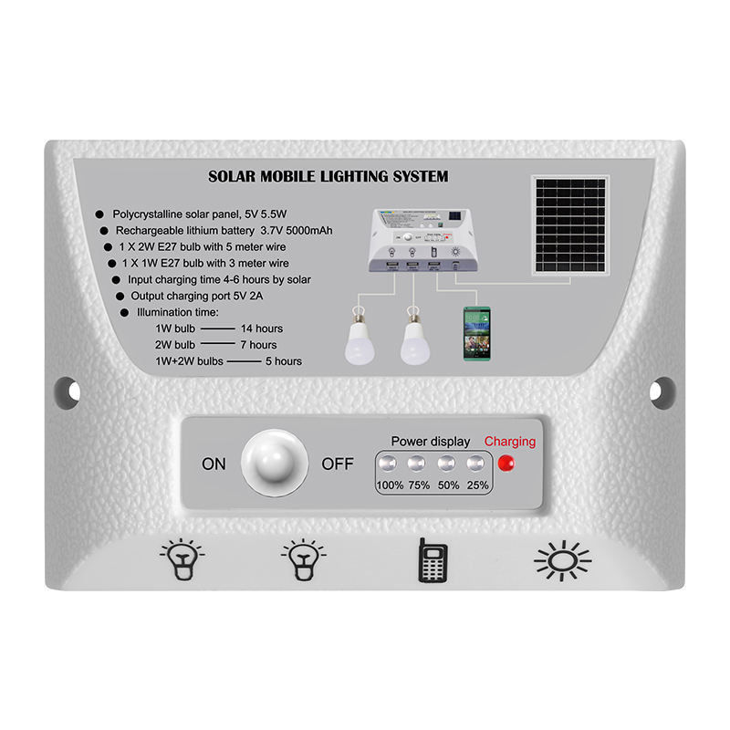 Panneaux solaires IP44 pour la cour du jardin, le balcon, le camping 50000 heures de travail