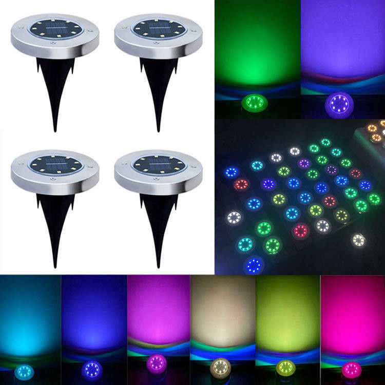 90 CRI L'alimentation solaire à chaud Vente personnalisée 8 led Ip65 étanche à l'eau extérieure Lumière solaire pour jardin