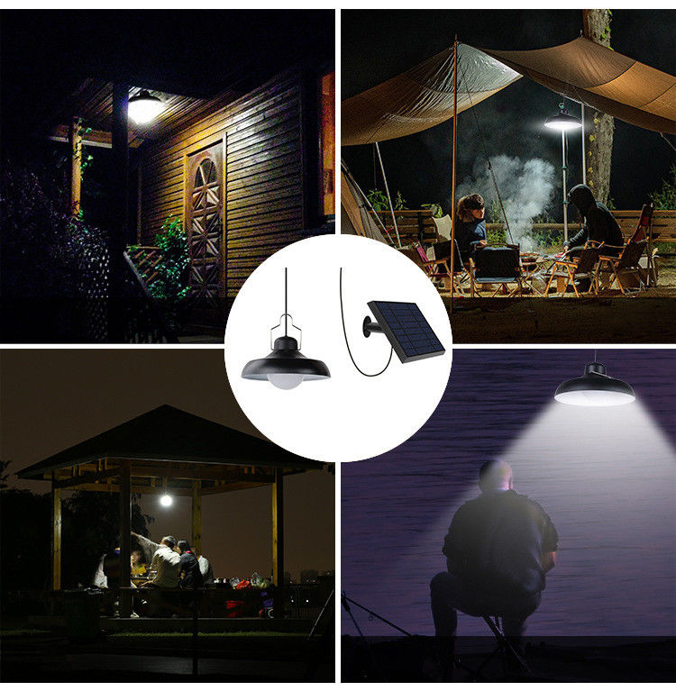 18PCS 0.2W COB LED Solar Pendant Light pour le jardin de la remise en état Économie d'énergie et étanche