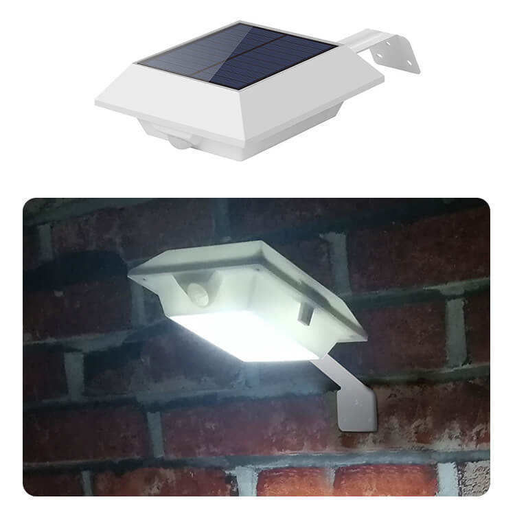 Éclairage solaire de jardin en extérieur avec capteur de mouvement PIR et flux lumineux de 300lm