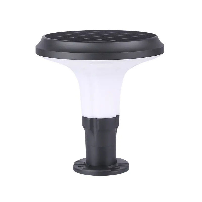 IP65 Lumière de pilier solaire avec support de flou