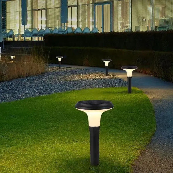 IP65 Lumière de pilier solaire avec support de flou