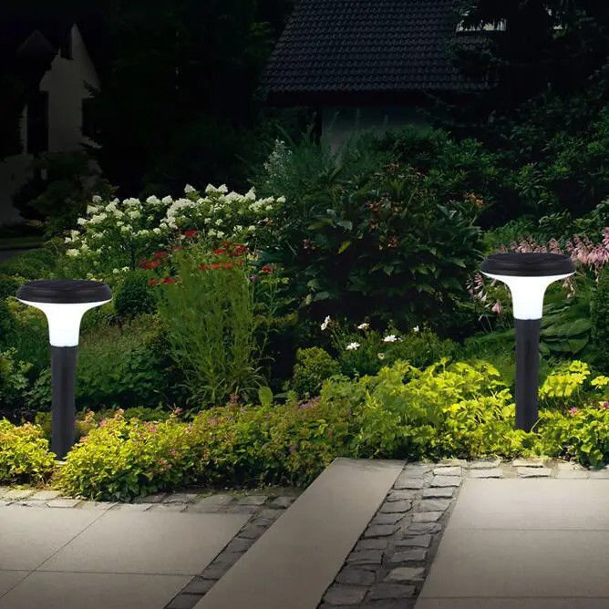 IP65 Lumière de pilier solaire avec support de flou