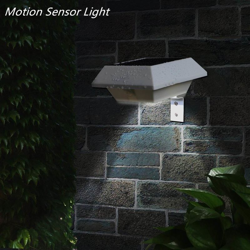 Lumières solaires à LED pour jardin de la terrasse de l'allée 12 LED extérieurs lampes murales imperméables