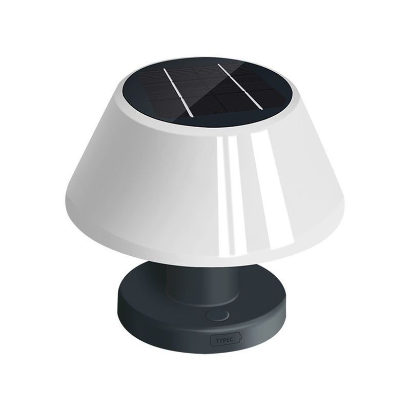 Lampe de bureau solaire à LED Lumière de table blanche Lumières de nuit IP55