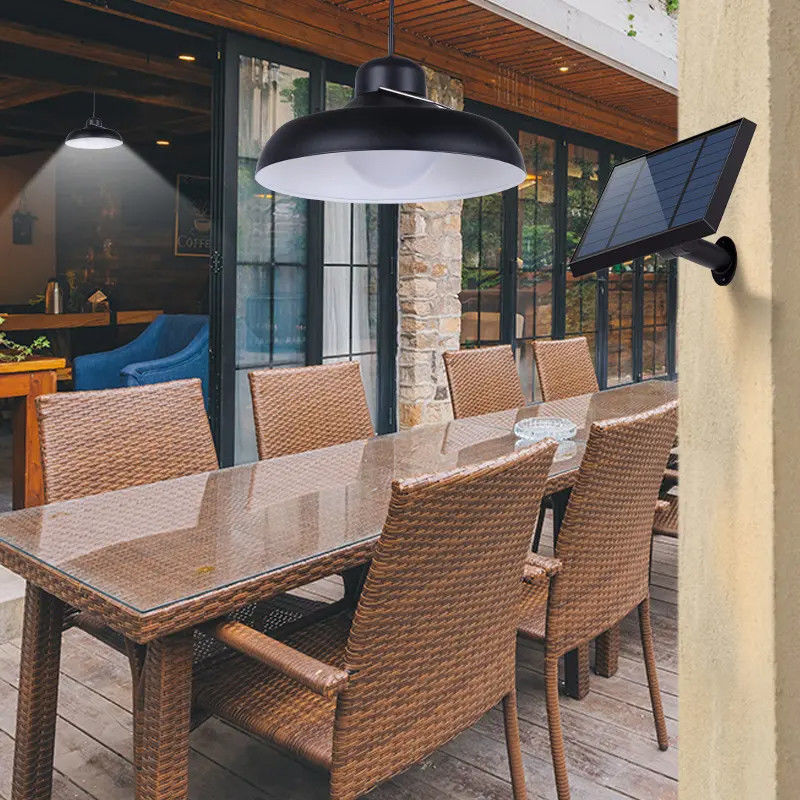Indice de rendu des couleurs 80 Ra Lumières solaires intérieures pour accrocher dans le porche Gazebo Barn Camp