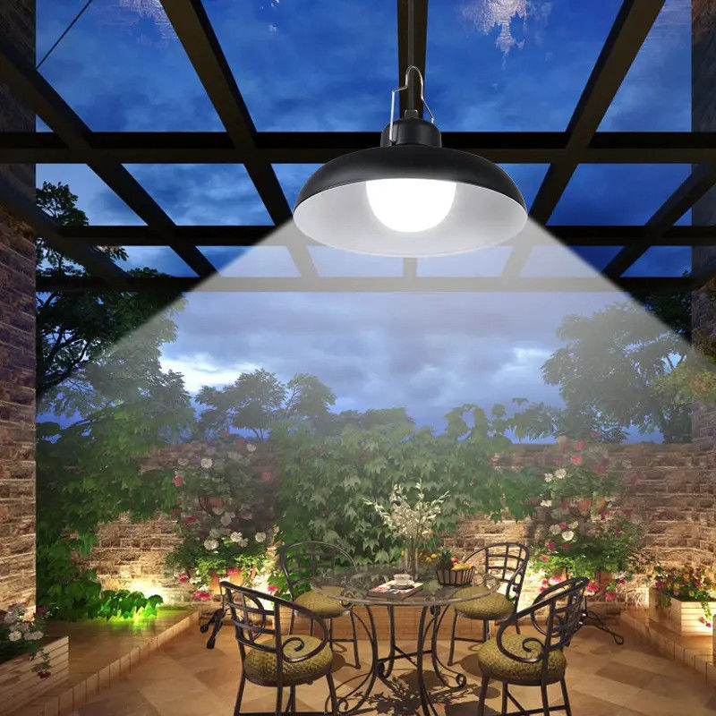 Indice de rendu des couleurs 80 Ra Lumières solaires intérieures pour accrocher dans le porche Gazebo Barn Camp