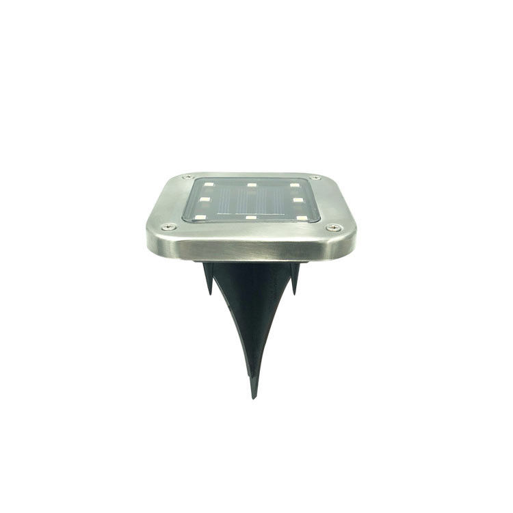 1- Lumière solaire en aluminium extérieure pour jardin en forme carrée