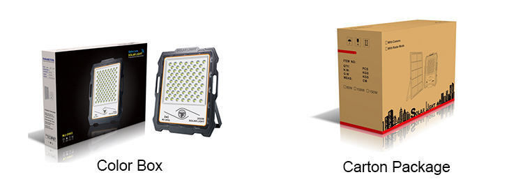 Personnalisé Lumen jardin extérieur Ip65 Sécurité capteur de mouvement LED lumière solaire 300W