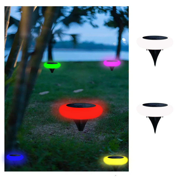 10000 Heures de travail L'éclairage solaire RGB pour jardins extérieurs
