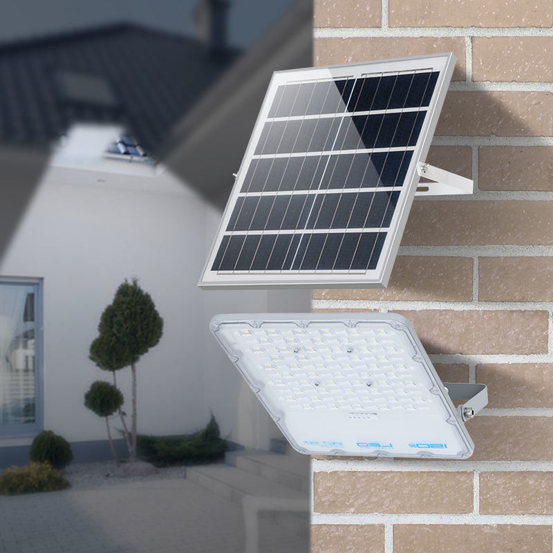 Éclairage solaire à LED pour jardin à l'extérieur imperméable à l'eau avec télécommande 50000 heures de durée de vie