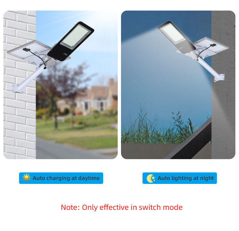 80 Ra 50w 100w 150w Lampes intégrées tout en un allumage de rue solaire LED étanche