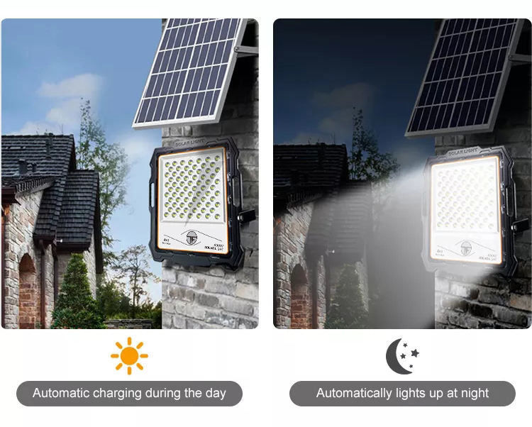 Lampe de mur LED solaire à commande à distance avec CRI élevé Ra 80 et support de l'atténuateur