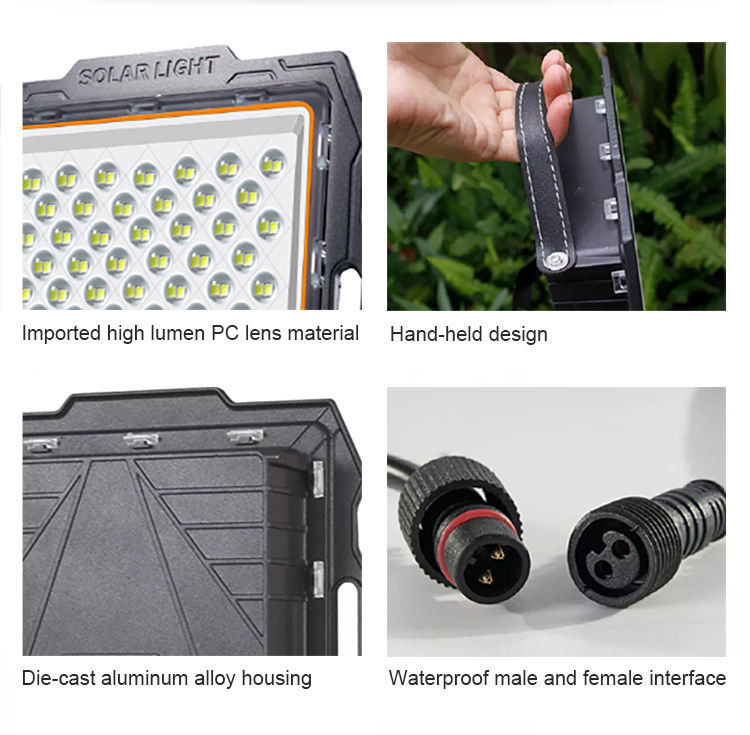 Lampe de mur LED solaire à commande à distance avec CRI élevé Ra 80 et support de l'atténuateur