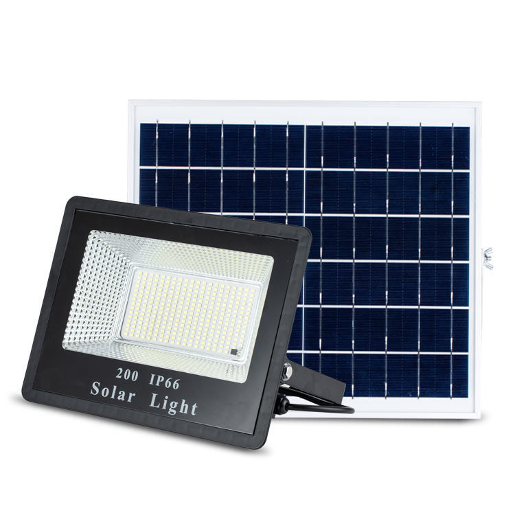 Panneau solaire au silicium polycristallin Lumières d'inondation du crépuscule à l'aube pour lampe de rue du stade