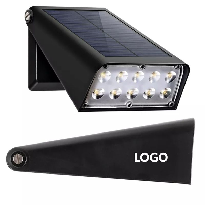 Super lumineux lampes solaires murales de jardin imperméable à l'eau et durable pour la protection de la cour