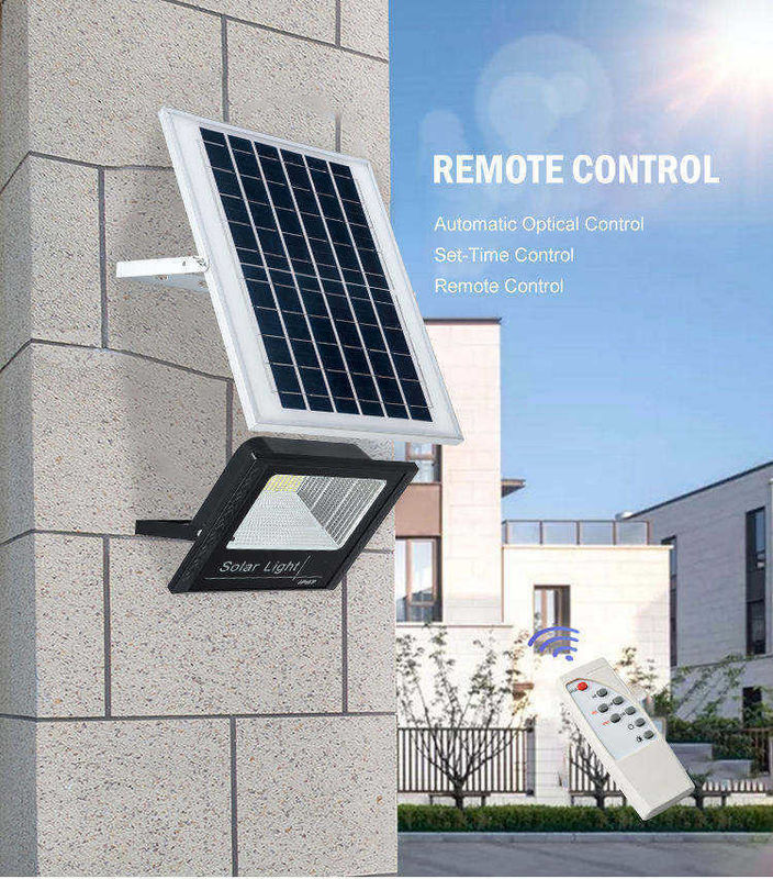 Lampe de rue à LED solaire en aluminium pour lampe d'inondation solaire intérieure imperméable à l'eau industrielle