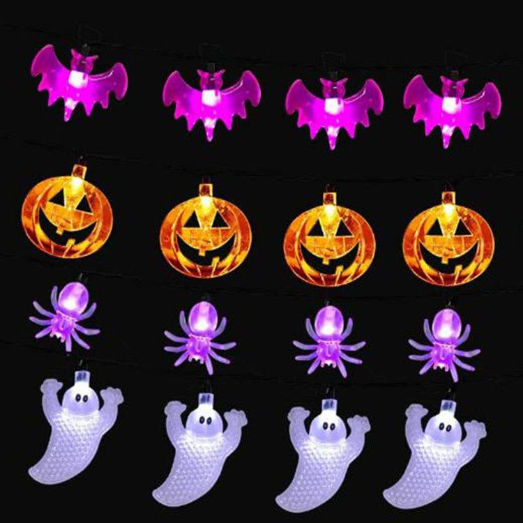 Décoration d'Halloween Lampes à cordes avec batterie Mode 10000 heures de travail