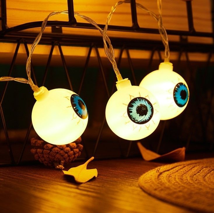 Décoration d'Halloween Lampes à cordes avec batterie Mode 10000 heures de travail
