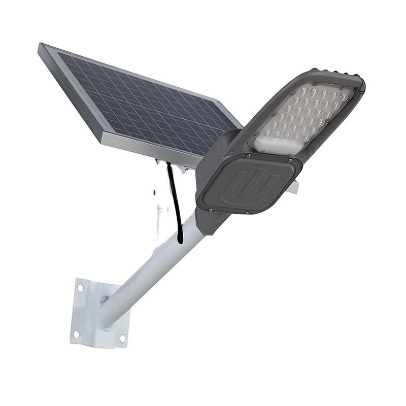 Lumière de rue solaire tout en un 24 kg Poids du produit Source lumineuse LED pour mur extérieur
