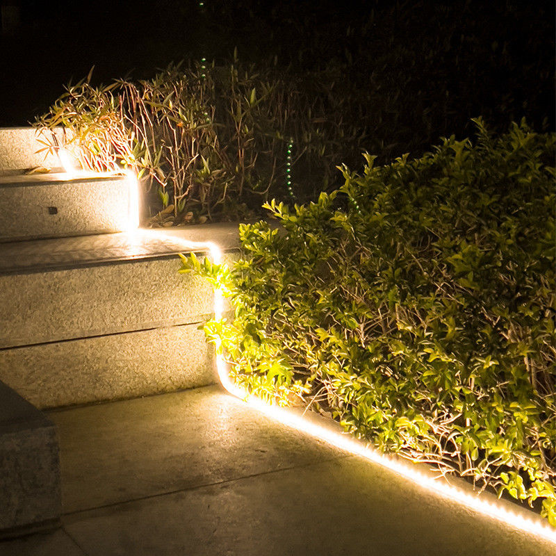 Éclairage solaire à bande flexible pour la décoration de la maison Mariage Noël 2835 LED imperméable IP65