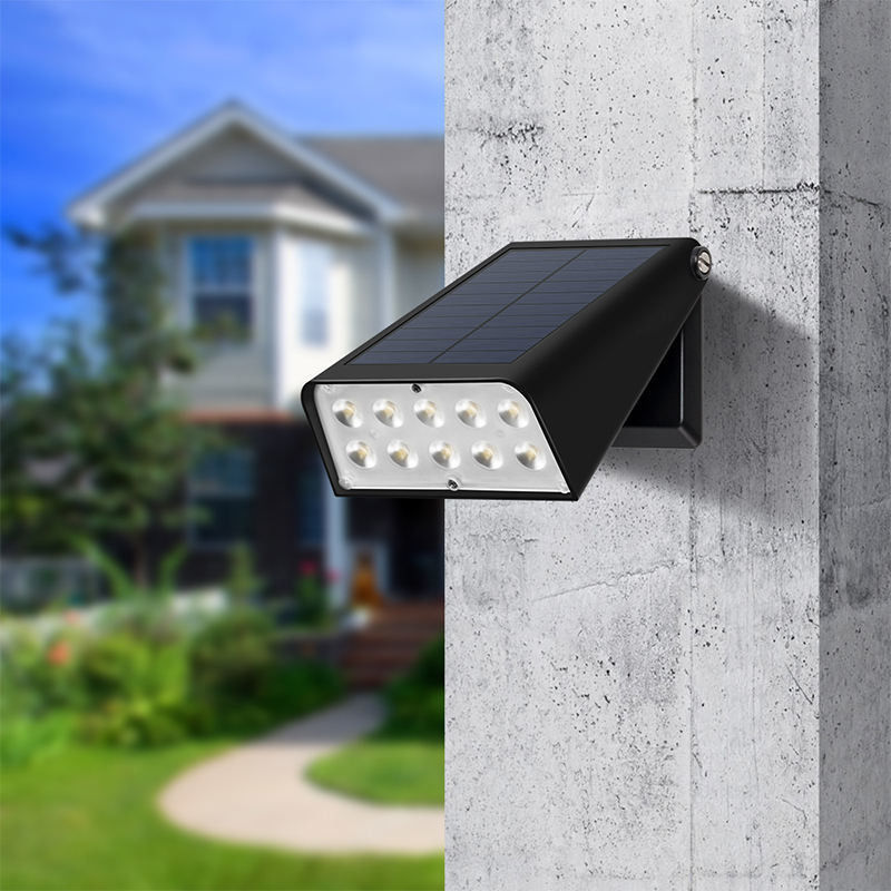 Super lumineux lampadaires solaires pour jardin pour jardin Garage étanche sécurité extérieure