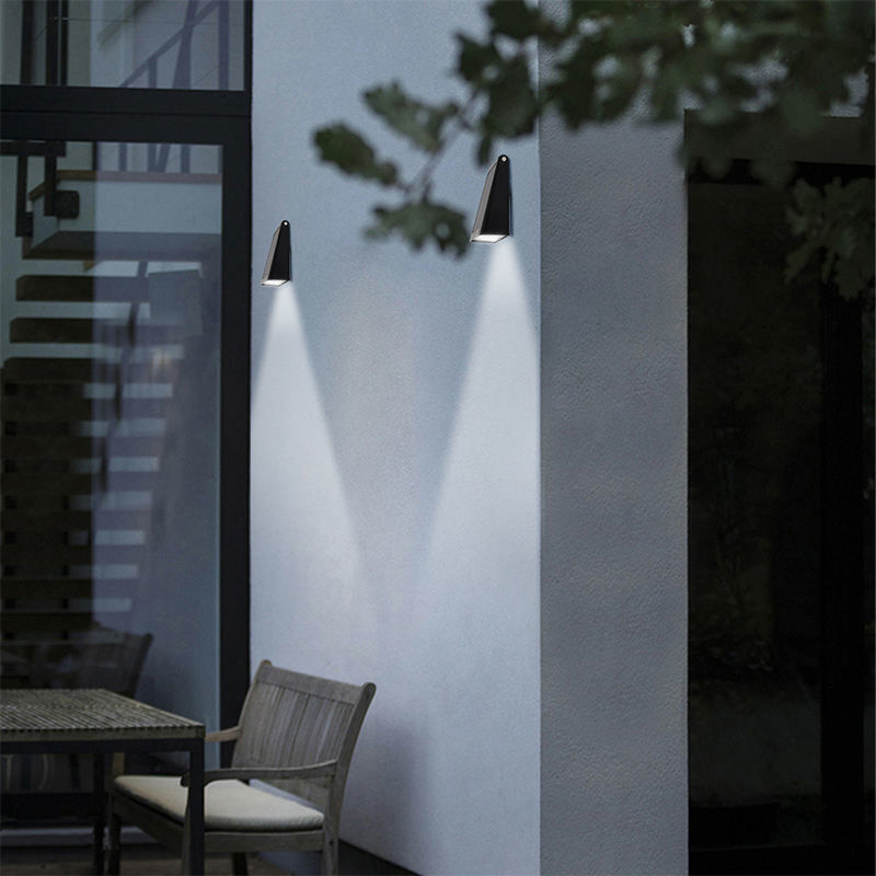 Super lumineux lampadaires solaires pour jardin pour jardin Garage étanche sécurité extérieure