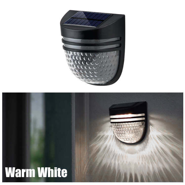 120° Angle du faisceau ABS Dernière résistant à l'eau à l'extérieur Led Step Escalier Deck Mur de jardin Soleil