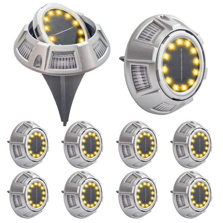 Lumière solaire souterraine de 3V pour la décoration de jardins en ABS/aluminium